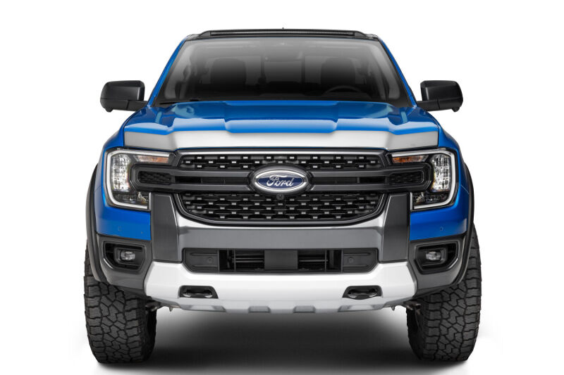 Ford Ranger Hood Deflector - Husky Liners - Aeroskin - Chrome - 2024+